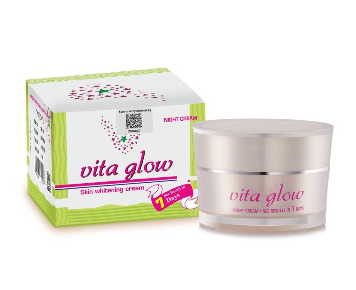Vita Glow Glutathione Skin Whitening Night Cream - Zoukay
